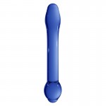 DILDO EM VIDRO TREASURE CHRYSTALINO AZUL