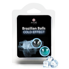 BOLAS LUBRIFICANTES BRAZILIAN BALLS EFEITO FRIO 2 x 4GR