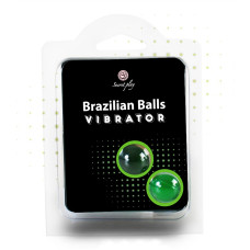 BOLAS LUBRIFICANTES BRAZILIAN BALLS EFEITO VIBRADOR 2 x 4GR