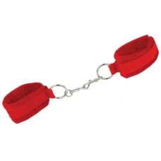 ALGEMAS OUCH VELCRO HANDCUFFS VERMELHAS