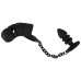 JAULA PARA O PÉNIS COM PLUG ANAL BLACK VELVETS