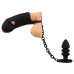 JAULA PARA O PÉNIS COM PLUG ANAL BLACK VELVETS