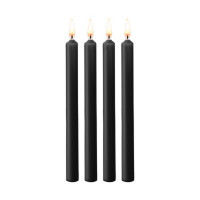 CONJUNTO DE 4 VELAS PRETAS DE TAMANHO GRANDE OUCH CONJUNTO DE 4 VELAS PRETAS DE TAMANHO GRANDE OUCH