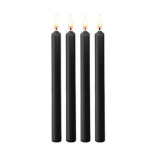 CONJUNTO DE 4 VELAS PRETAS DE TAMANHO GRANDE OUCH CONJUNTO DE 4 VELAS PRETAS DE TAMANHO GRANDE OUCH