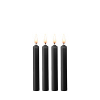 CONJUNTO DE 4 VELAS PRETAS OUCH CONJUNTO DE 4 VELAS PRETAS OUCH