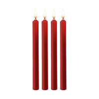 CONJUNTO DE 4 VELAS VERMELHAS DE TAMANHO GRANDE OUCH CONJUNTO DE 4 VELAS VERMELHAS DE TAMANHO GRANDE OUCH