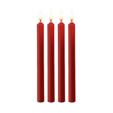 CONJUNTO DE 4 VELAS VERMELHAS DE TAMANHO GRANDE OUCH CONJUNTO DE 4 VELAS VERMELHAS DE TAMANHO GRANDE OUCH