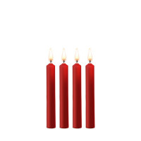 CONJUNTO DE 4 VELAS VERMELHAS OUCH