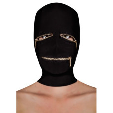 MÁSCARA EXTREME ZIPPER MASK EYE AND MOUTH OUCH PRETA