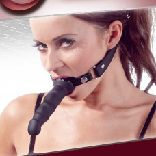MORDAÇA HEAVY DUTY KNEBEL COM DILDO PRETO