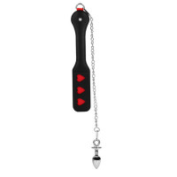 PALMATÓRIA COM CORAÇÕES E PLUG ANAL PRETO OUCH PALMATÓRIA COM CORAÇÕES E PLUG ANAL PRETO OUCH