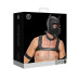 KIT PUPPY CONJUNTO DE 4 PEÇAS EM NEOPRENE PRETO OUCH S/M