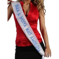 FAIXA "PARA A NOIVA MAIS AMOROSA" BRANCA