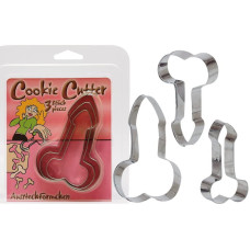 FORMA PARA COOKIE EM FORMA DE PÉNIS 3 UNIDADES FORMA PARA COOKIE EM FORMA DE PÉNIS 3 UNIDADES