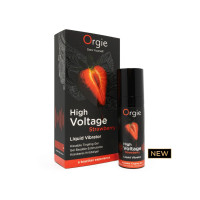 GEL COM VIBRAÇÃO E SABOR A MORANGO HIGH VOLTAGE 15ML ORGIE GEL COM VIBRAÇÃO E SABOR A MORANGO HIGH VOLTAGE 15ML ORGIE