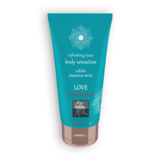 LUBRIFICANTE BEIJÁVEL LOVE LUBRICANT COM SABOR A MENTA JAPONESA SHIATSU 75ML