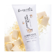 LUBRIFICANTE COM SABOR A CHOCOLATE BRANCO 80ML TENTACIÓN PLAY SEX