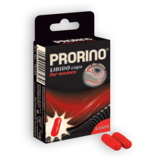 CÁPSULAS ESTIMULANTES PRORINO LIBIDO CAPS PARA MULHER 2 CÁPSULAS