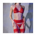 CONJUNTO 5PCS CR-4467 VERMELHO