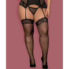 MEIAS DE LIGAS AMALLIE TAMANHO QUEEN OBS PRETAS