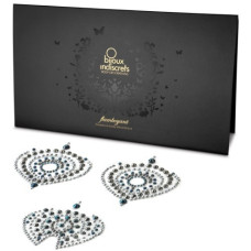 DECORAÇÕES CORPORAIS MIMI METALLIC FLAMBOYANT BIJOUX INDISCRETS BRONZE E AZUIS