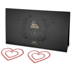 TAPA MAMILOS MIMI HEART BIJOUX INDISCRETS VERMELHOS