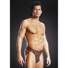 TANGA BLUELINE LEOPARDO