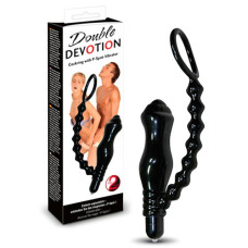 ANEL PARA O PÉNIS COM ESTIMULADOR ANAL DOUBLE DEVOTION PRETO ANEL PARA O PÉNIS COM ESTIMULADOR ANAL DOUBLE DEVOTION PRETO
