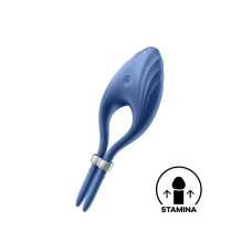 ANEL VIBRATÓRIO DUELIST SATISFYER AZUL