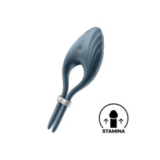 ANEL VIBRATÓRIO DUELIST SATISFYER AZUL ESCURO
