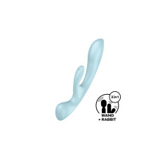 MULTI VIBRADOR TRIPLE OH AZUL SATISFYER