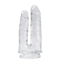 DILDO DUPLO REALÍSTICO ALIVE IMPERIUM TRANSPARENTE