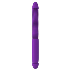 DILDO DUPLO SEX PLEASE! 16" ROXO