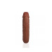 DILDO DUPLO U SHAPED DOUBLE DILDO 5 / 12,7 CM TAN REALROCK