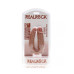 DILDO DUPLO U SHAPED DOUBLE DILDO 5 / 12,7 CM TAN REALROCK