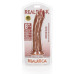 DILDO CURVED REALÍSTICO 8 /20,5 CM MULATO REALROCK