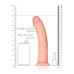 DILDO CURVED REALÍSTICO 9 /23 CM FLESH REALROCK