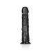 DILDO CURVED REALÍSTICO 9 /23 CM PRETO REALROCK DILDO CURVED REALÍSTICO 9 /23 CM PRETO REALROCK