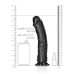 DILDO CURVED REALÍSTICO 9 /23 CM PRETO REALROCK DILDO CURVED REALÍSTICO 9 /23 CM PRETO REALROCK