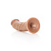DILDO CURVED REALÍSTICO 6 /15,5 CM MULATO REALROCK