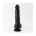 DILDO DE SILICONE LÍQUIDO INVIKTUS 8 CRUSHIOUS PRETO 22CM 3-7CM