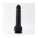 DILDO DE SILICONE LÍQUIDO INVIKTUS 8 CRUSHIOUS PRETO 22CM 3-7CM