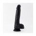 DILDO DE SILICONE LÍQUIDO INVIKTUS 8 CRUSHIOUS PRETO 22CM 3-7CM