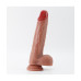 DILDO DE SILICONE LÍQUIDO INVIKTUS 9 CRUSHIOUS PELE 23CM 4-2CM