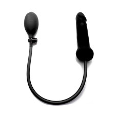 DILDO INSUFLÁVEL DONG DE SILICONE OUCH PRETO