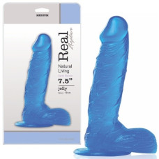 DILDO REAL RAPTURE EARTH FLAVOUR 7.5'' AZUL