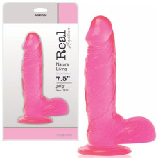 DILDO REAL RAPTURE EARTH FLAVOUR 7.5 ROSA