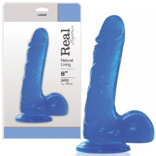 DILDO REAL RAPTURE FIRE PASSION 8'' AZUL