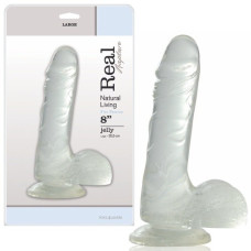 DILDO REAL RAPTURE FIRE PASSION 8 TRANSPARENTE