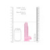 DILDO REALISTA COM TESTÍCULOS CRYSTAL CLEAR 6 /15 CM ROSA REALROCK